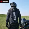 Męskie kurtki Scoyco Motocykl Kurtka Summer Men Biker Windbreaker Cooling Moto Refleksyjne odzież Motorbike Ochrona 1 CE Certyfikowana 230925