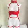 Nxy Bdsm Set da donna sexy con cinturini, reggicalze regolabili, reggicalze, abito estivo gotico