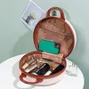 Valizler 14 inç mini sert kabuk kozmetik kasa organizatör çantası profesyonel seyahat bagaj kadınları küçük makyaj fırçası taşıma
