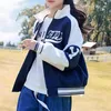 Junior High School Student Sports Coat 2023 Autumn New Girls 'Fashion Baseball Jersey Youth