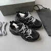 Balanciagalies Runners 3 Tracks Tracks Designer 30 Mens Women Balencigaas Leged Sneaker Runner Leather Triple S Sneakers Black White Casual Shoes 9 Enq7