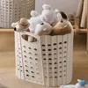 Laundry Bags Hollowed Clothes Hamper Hanging Storage Basket Portable Spacious Baskets With Carry Handles Ideal For Bedroom