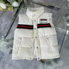 bébé gilet enfant gilet enfant manteaux vêtements pour enfants garçon filles designer veste enfant en bas âge sans manches marque de luxe top fasion épais chaud vêtements d'extérieur