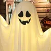 パーティーデコレーションハロウィーンの装飾屋外の不気味なゴーストハロウィーンの装飾があり、ゴーストデコレーションを簡単に組み立てるライトストリングを備えていますt230926