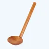 Spoons Japanese Style Wooden Spoon Long Handle Colander Utensils Ramen Soup Tableware Kitchen Utensil Tools6561697 Drop Delivery Hom Otbpi
