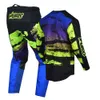 Outros Vestuário Adulto MX Set Motocicleta Azul Verde Downhill 2023 Willbros e Calças Combo Motocross Racing Terno MTB Dirt Bike Riding X0926