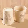 Notepads Custom Disposable Paper Cup for Drinks Coffee Baby Shower Party Decoration Tableware Supplies 230926