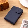 Wallets Fashion Unisex Business Leather Wallet ID Holder Card Case Pocket Organizer Money Phone Coin Bag Pasjeshouder Mannen