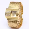 Creativity Fashion Luxury Ladies Wrist Watches Top Brand Gold Steel Strap Waterproof Women's Bracelet Watch Zegarek Damski 22312T