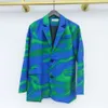 Blazer Gambar Jalanan Personalisasi Musim Gugur untuk Pria Mantel Setelan Pria Korea Temperamen Baru Jaket Dada Tungal Coat Men