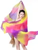 Сценическая одежда, женская латинская румба, танец живота, большой шарф, ультралегкая градиентная ручная танцевальная одежда для женщин, костюмы для танца живота