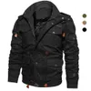 Men's Jackets Mens Fleece Inner Winter Jackets Coats Thick Warm Hooded Coats Thermal Thicker Outerwear Male Military Jackets Parkas Size S-5XL 230926