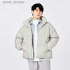 Men's Down Parkas Semir Down Jacket Men 2022 Winter New Fashion Waterproof Light Warm Clothes Comfortable Stand Collar Thick Bread Jacket L230926