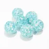 Synthetic Quartz est 16mm 200pcsbag 20mm 100pcsbag Resin Beads With AB Sequins Inside For Fashion Jewelry Designs 230925