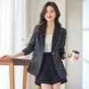 Damenanzüge UNXX Modischer, stilvoller Pailletten-Blazer, Jacke, Damen, 2023, Herbst und Winter, elegant, schlankmachend, figurbetont, Karriere, Top-Mode