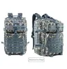 45L Military Tactical Backpack Outdoor Assault Pack Large capacity Training Gym Bag Hiking Camping Travel Rucksack Army 3D Trekking Molle Knapsack