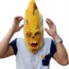 Corn Latex Scary Festival för barfest vuxen Halloween Toy Cosplay Costume Funny Spoof Mask232m