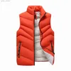 Piumino da uomo Parka Gilet in cotone di marca Gilet invernale da uomo in pile caldo di agnello Giacca da uomo spessa Plus Size Gilet S-8XL Gilet L230926