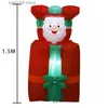 Party Decoration 5FT Inflatable Santa Claus in Chimney Automatic Up and Down with LED Lights Christmas Decoration for Outdoor Yard Garden Lawn T230926