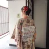 Etnik Giyim Geleneksel Japon Kimonos Kostümü Kimono Cosplay Yukata Kadın Giysileri Kadın Obi Haori 11205