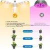 Grow Lights Fan Style LED Grow Lamp Foldable Sunlike Full Spectrum Plant Growth Lamp Indoor Hydroponic Plants For Greenhouse Garden Indoor YQ230926