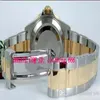 Luxe horloge heren roestvrijstalen armband zilver Serti diamanten wijzerplaat geel goud 16613 HORLOGEBORST 40 mm mechanisch herenpols225h
