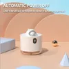 Cute Pet Spaceship USB Humidifier Home Mini Wireless Charging Small Desktop Air Humidification Night Light