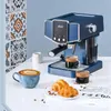 Espresso-Kaffeemaschine, Kaffeemaschine, 15 Bars, halbautomatischer Milchschaum