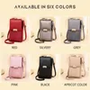 Evening Bags Female Solid-color Wallet Purse Large Capacity Zip Card Holder Lipstick Single-Shoulder Bag For Travel Gifts