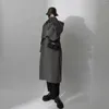 Wełna męska 2023 Winter High Sense of Woolen Plat Men's Leave Two Design Koreańska wersja The Long Trench