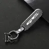 Keychains Keychain för Sonata Kia GT Line Elantra Sportage Stinger 2021 K5 Gtline Peugeot Carbon Fiber Car Logo Key Ring295U