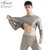 Other Genuine electromagnetic radiation protective 100% silver fiber long underwear EMF shielding close-fitting long underwear 230925