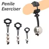 Masturbateurs Mâle Pénis Anneau Fantôme Exerciseur Bdsm Penlie Dispositif Poids Portant Extender Agrandissement Civière Ball Sex Toys pour Hommes 230925