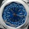New OCTO 103481 103486 Automatic Mens watch Roma World Time Blue Dial 42mm Stainless Steel Bracelet Gents Sport Watches Finissimo TWBV Timezonewatch Z06B