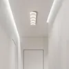 Chandeliers Nordic Strip Led With Spotlights Corridor Ceiling Lamps For Living Room Bedroom Balcony Home Decor Lighting Fixtures