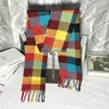 Autumn and winter children's plaid scarf imitation cashmere warm lengthening and thick boys and girls baby scarf