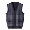 Maglioni da uomo Moda di arrivo Alta qualità Primavera Autunno Maglione di cashmere Cardigan Gilet da uomo Casual Taglie forti S- XL 2XL 3XL 4XL 5XL 230923