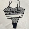 Designer Girls Lace Lingerie Underwear Hot Letters Classic Thongs Bikini Sexig bodysuit Bustiers Bra damer Kvinnor Moderskap Se genom broderade trosor set