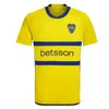 4XL Benedetto Cavani 23/24/25 Boca Juniors Cup 축구 유니폼 빌라 Salvio Camisa De Futebol 축구 셔츠 Tevez Carlitos Medina Vazquez 남자 아이 키트 양말