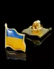 30pcs Oekraïne Land Vlag Craft Zwaaien 3D Revers Hoed Cap Dasspeld Badge Republiek Broche Patriottisme Pride8276981