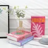 Decorative Objects Figurines Modern Simulation Books Decorations for Home Luxury Coffee Table Storage Box Living Room Study Soft Fake Book 230925