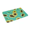 Carpets Pretty Sunflower 24" X 16" Non Slip Absorbent Memory Foam Bath Mat For Home Decor/Kitchen/Entry/Indoor/Outdoor/Living Room