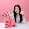 Peluş Yastıklar Yastıklar Altı Top Pembe Mavi Aksolotl Çanta Karikatür T Hayvan Squishy Mini Dolls Peluş Yastık Ofis Nap Food Snack Peluchie Peluche Hediye 230926