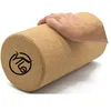 Yoga blockerar 10x30 cm Natural Cork Yoga Pelar Column Högdensitet Fine Grain Cork Yoga Brick Pilates Block Dance Aid Fitness Massage Roller 230925