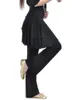 Palco desgaste cor sólida moderna dança barriga saia calças de cintura alta festival mulheres egípcio jazz dançarino desempenho roupas latinas