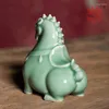 Tee Haustiere Longquan Celadon Kreative Song Yun Antike Handgemachte Streicheln Spielen Keramik Set Zubehör Desktop Deco