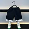 Etnisk kläder Summer Fashion Green Black Tang Suit For Boys Casual Children's Style Feather Printed Short Sleeve Top Pants