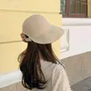 Cappellini da baseball primavera estate lavorati a maglia da donna cappello equestre da viaggio pieghevole regolabile traspirante da spiaggia per sole