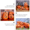 Candle Holders Pumpkin Lantern Ornament Fun Light Halloween Lanterns Glowing Decoration Lights Festival Luminous Pumpkins Statue