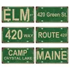 Kerstversiering 420-serie Retro kentekenplaat metalen blikken bord Avenue Mary Jane Lane Street Sign Weed Stoner Vintage rustieke grunge kamer decor 230926